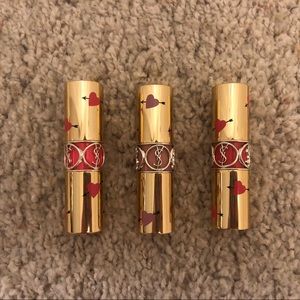 Ysl lipsticks. Valentine Day Lips. 12 44 49